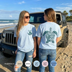 He Leads Me Beside Still Waters Turtle T-Shirt