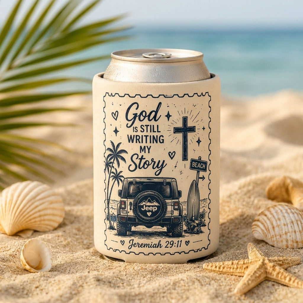 God Is Still Writing My Story Can Cooler