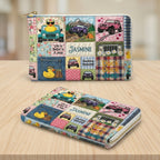 Duck Duck Jeep Personalized Quilted Tote Bag & Free-Motion Embroidery Wallet Set