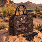 Jeep Girl Personalized Leather Bag