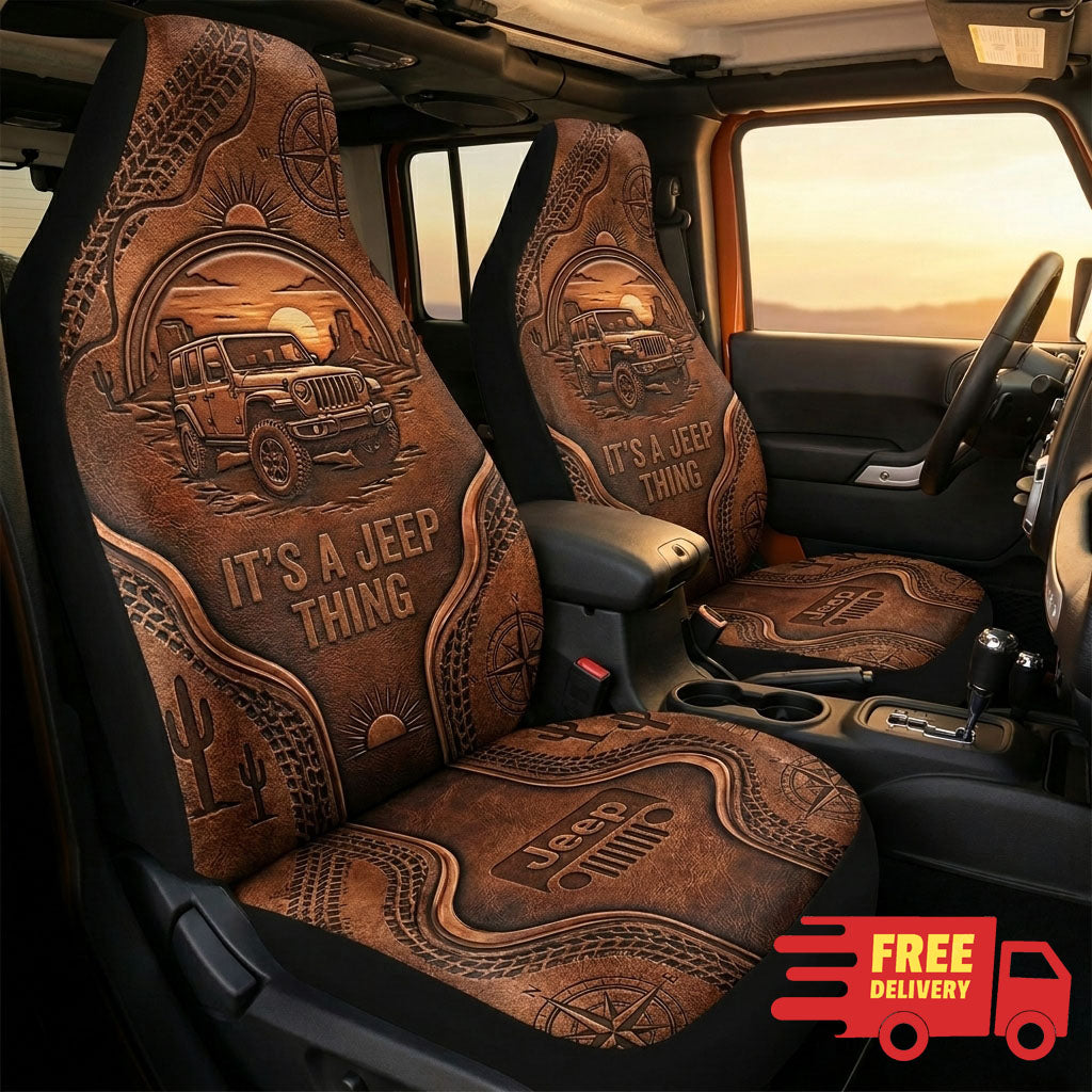 It's A Jeep Thing Car Seat Cover