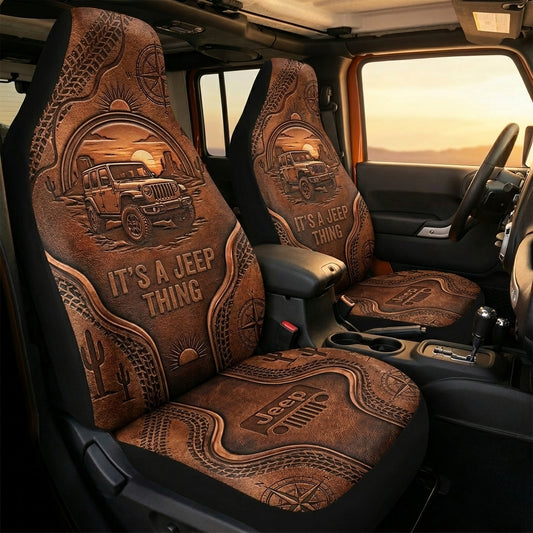 It's A Jeep Thing Car Seat Cover