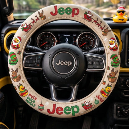 Duck Duck Jingle Jeep Steering Wheel Cover
