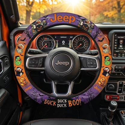 Duck Duck Boo Jeep Steering Wheel Cover