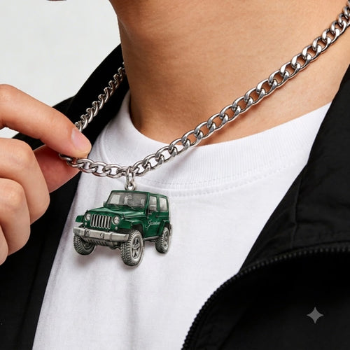 Jeep Personalized Necklace
