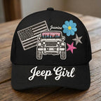 Jeep Girl Personalized Cap
