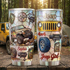 Jeep Girl 4x4 Personalized 20oz Tumbler