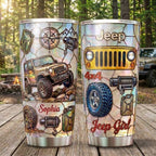 Jeep Girl 4x4 Personalized 20oz Tumbler