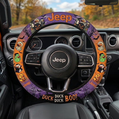 Duck Duck Boo Jeep Steering Wheel Cover
