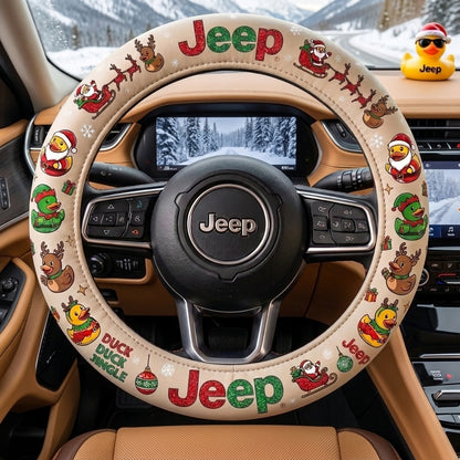 Duck Duck Jingle Jeep Steering Wheel Cover