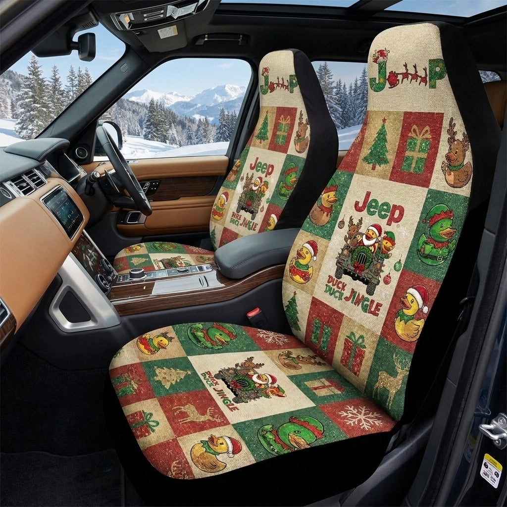 Duck Duck Jingle Car Seat Cover
