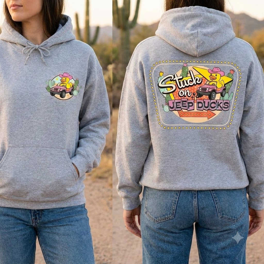 Stucks On Jeep Ducks T-Shirt