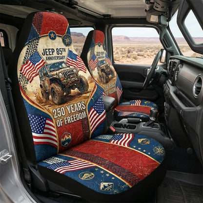 250 Years Of Freedom Car Seat Cover