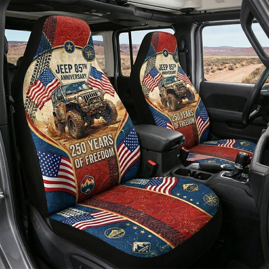 250 Years Of Freedom Car Seat Cover
