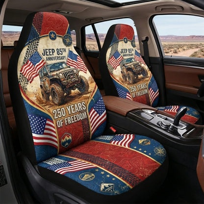 250 Years Of Freedom Car Seat Cover