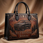 It's A Jeep Thing Personalized Leather Bag + Free Wallet
