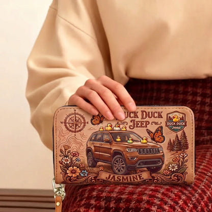 Duck Duck Jeep Personalized Leather Bag + FREE Wallet