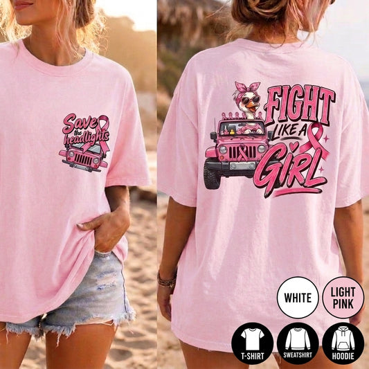Fight Like A Girl T-shirt Hoodie Sweatshirt
