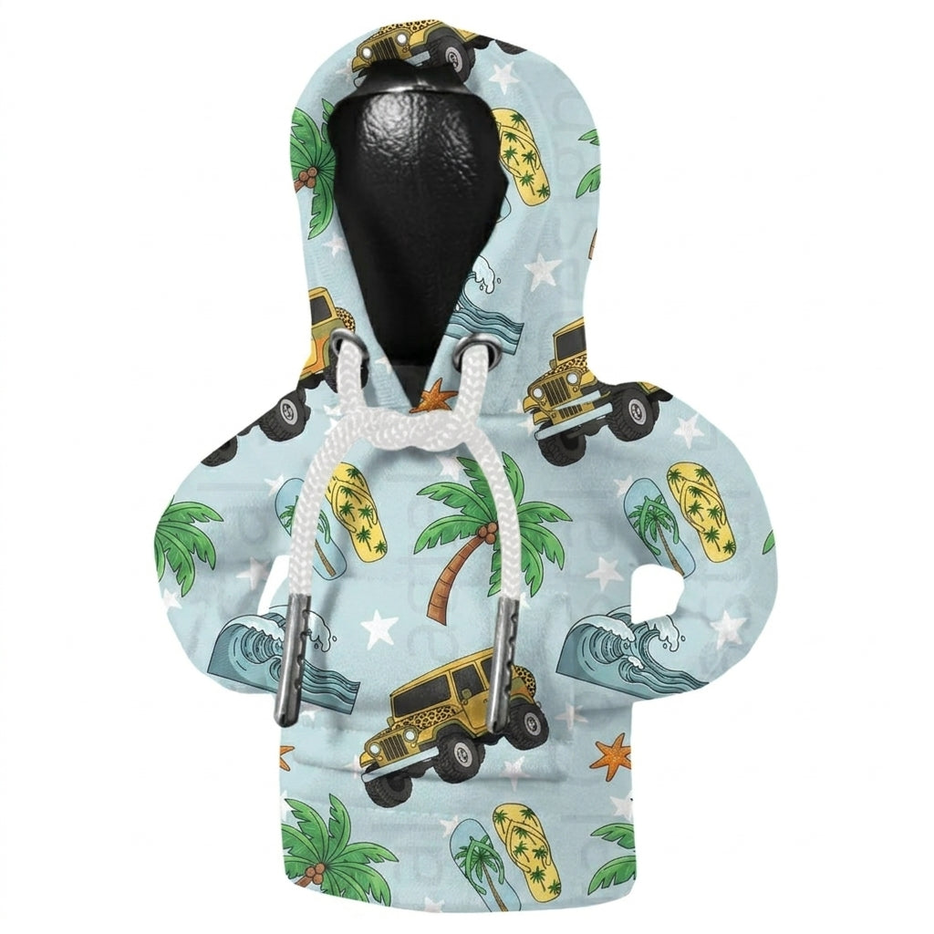 Jeep & Beach Automotive Gear Shift Hoodie
