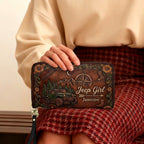 Jeep Girl Sunflower Personalized Leather Bag + Free Wallet