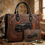 Jeep Soul Personalized Leather Bag + Free Wallet