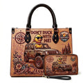Don't Duck With Me Personalized Leather Bag + Free Wallet