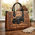 Jeep 85th Anniversary V5 Personalized Leather Bag + Free Wallet