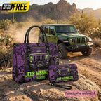 Jeep Wrangler Personalized Leather Bag + Free Wallet