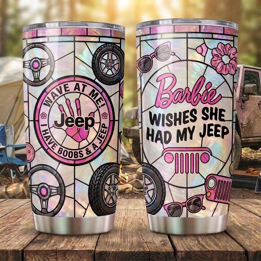 Jeep Barbie 20oz Tumbler