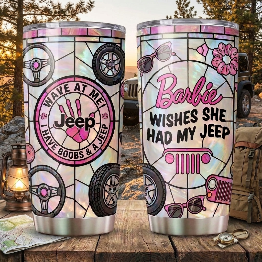 Jeep Barbie 20oz Tumbler