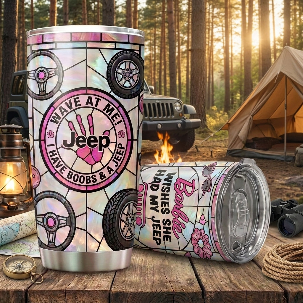 Jeep Barbie 20oz Tumbler