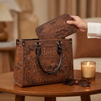 Jeep 85th Anniversary Personalized Leather Bag + Free Leather Wallet