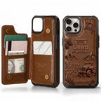 Jeep 85th Anniversary Personalized Leather Phone Case