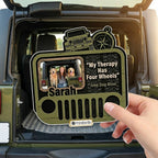 Jeep Dog Mom Personalized Acrylic Car Visor Clip
