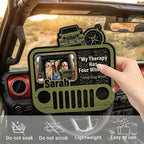 Jeep Dog Mom Personalized Acrylic Car Visor Clip