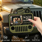 Jeep Dog Mom Personalized Acrylic Car Visor Clip