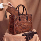 Jeep 85th Anniversary Personalized Leather Bag + Free Leather Wallet