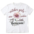 [Free delivery] Birth Month Flower Personalized T-Shirt