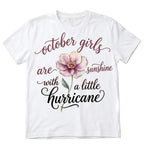 [Free delivery] Birth Month Flower Personalized T-Shirt