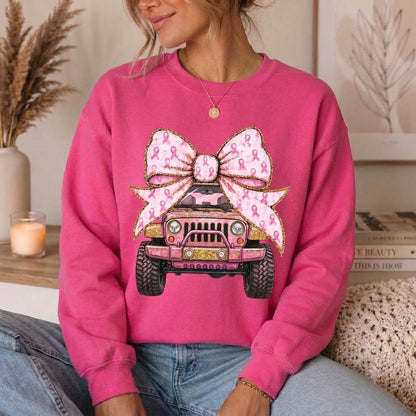 Ribbon Jeep T-Shirt Hoodie SweatShirt