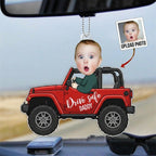 Drive Safe Daddy/Mommy Personalized Acrylic Car Hanging