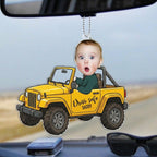 Drive Safe Daddy/Mommy Personalized Acrylic Car Hanging