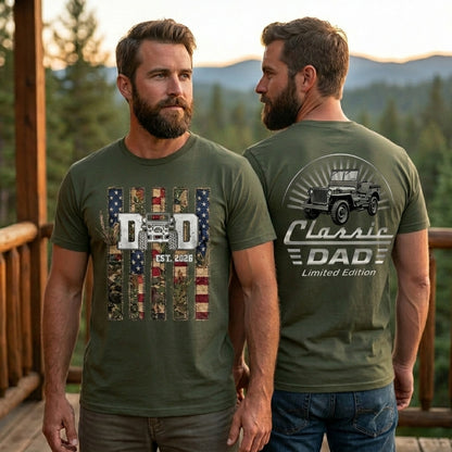 Classic Dad Personalized Year T-Shirt