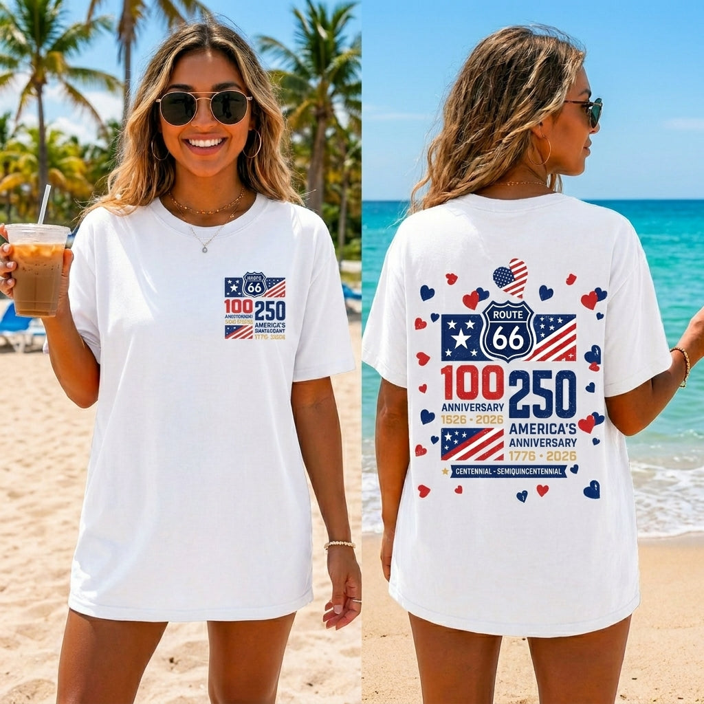 100 Years Of Route 66 T-Shirt