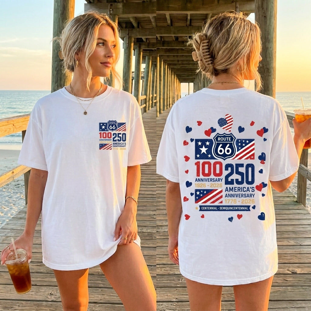 100 Years Of Route 66 T-Shirt