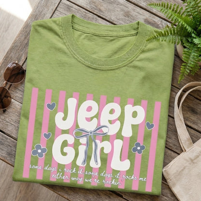Adorable Jeep Girl T-Shirt