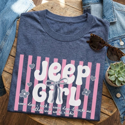 Adorable Jeep Girl T-Shirt