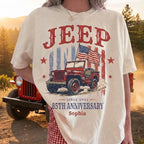 Jeep 85th Anniversary V5 Personalized T-Shirt