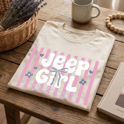 Adorable Jeep Girl T-Shirt