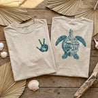 He Leads Me Beside Still Waters Turtle T-Shirt